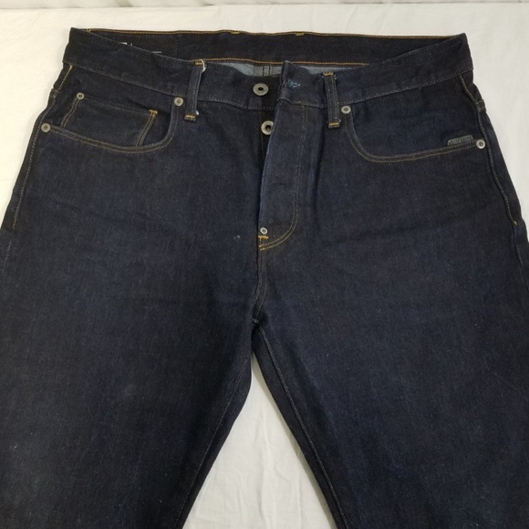 RAW Button Fly Jeans Loose 34 X 32 - Picture 3 of 7